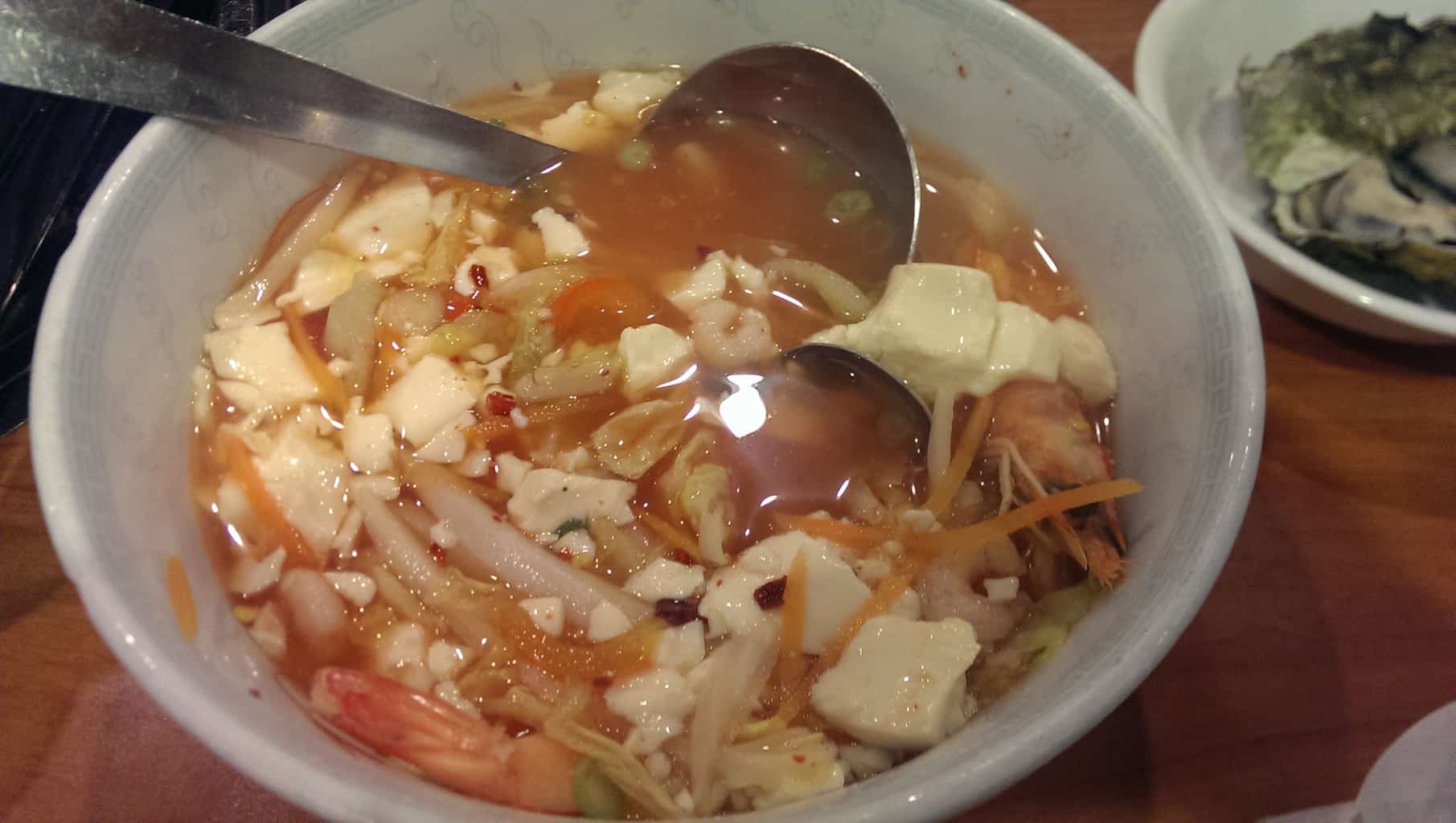Seafood Spicy Soft Tofu Soup