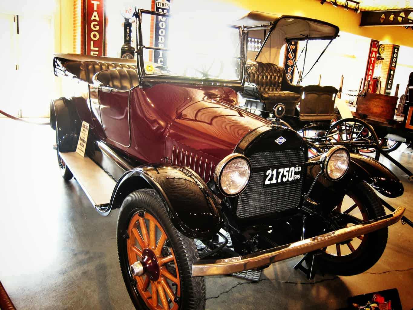 vintage car heritage park calgary