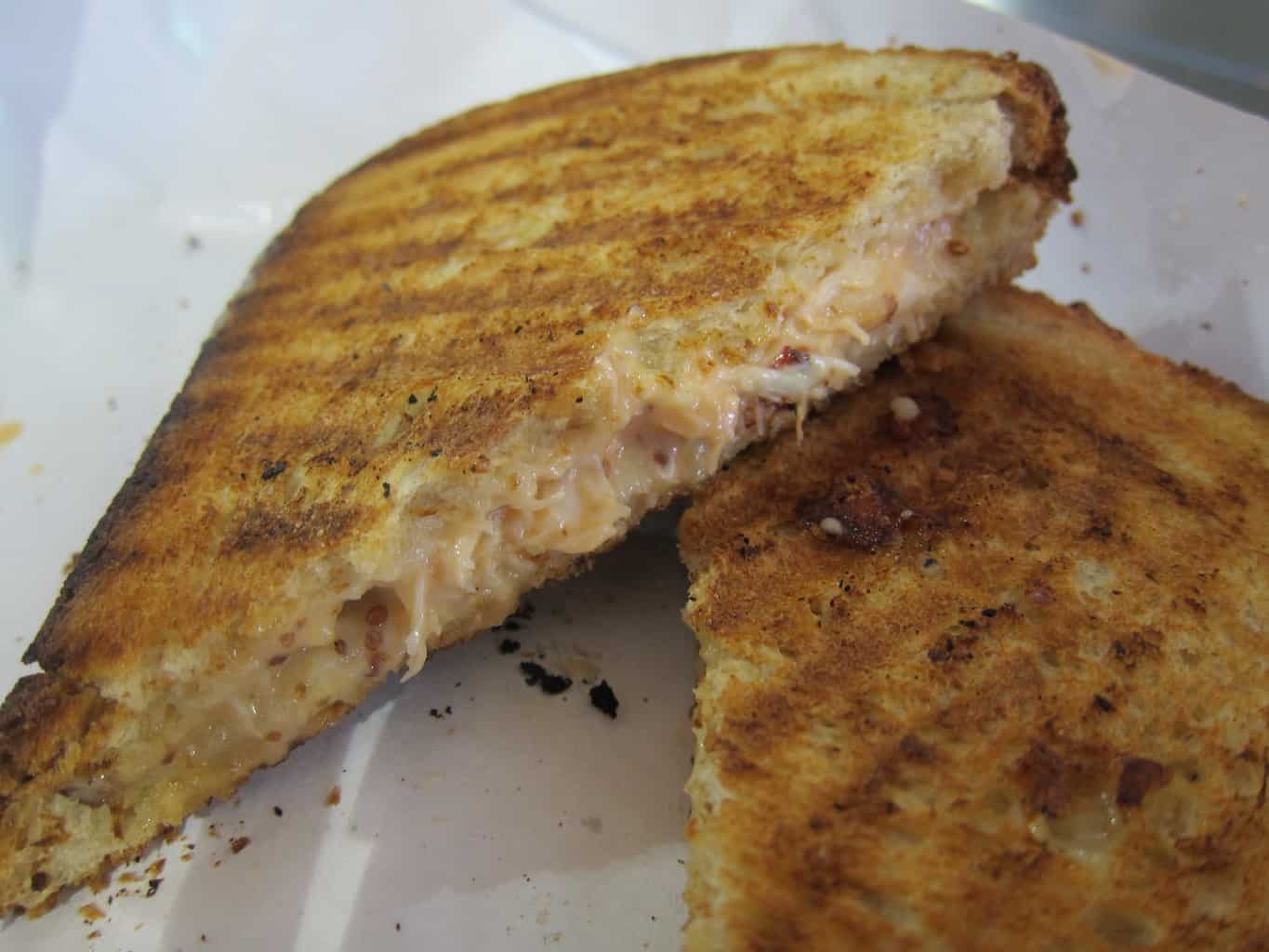 dungeness crab grilled cheese sandwich