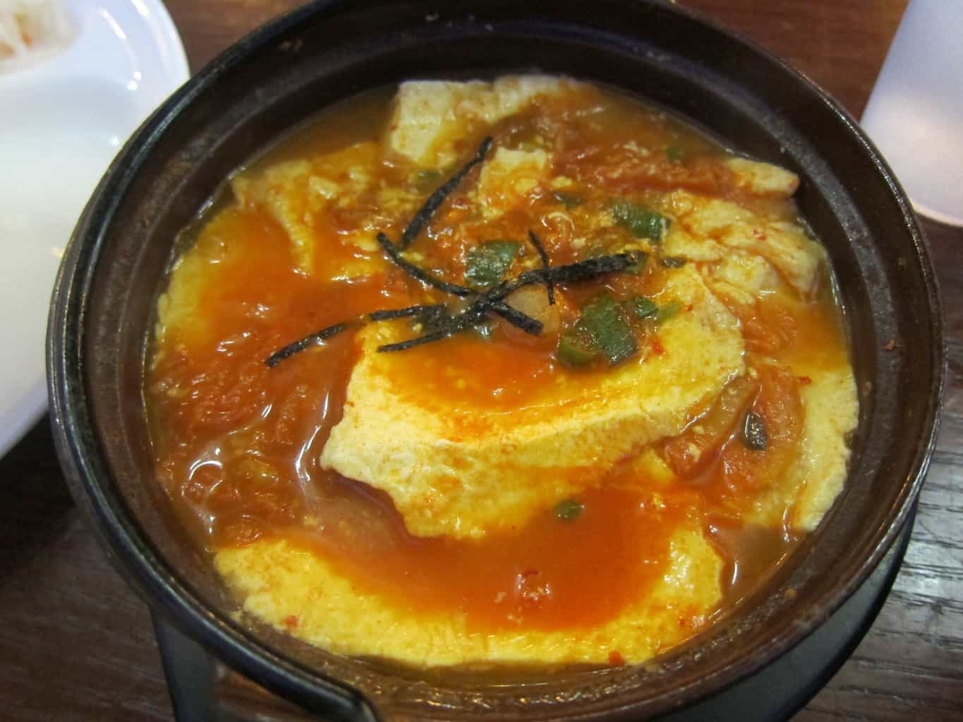 kimchi soondubu soup