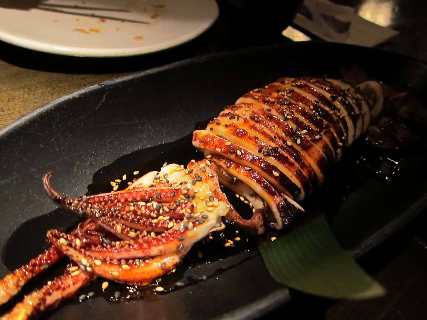 ika sugatayaki (grilled squid)