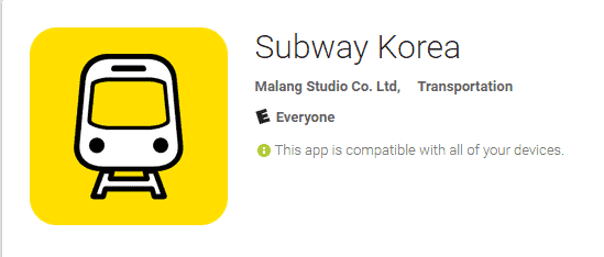 subway korea